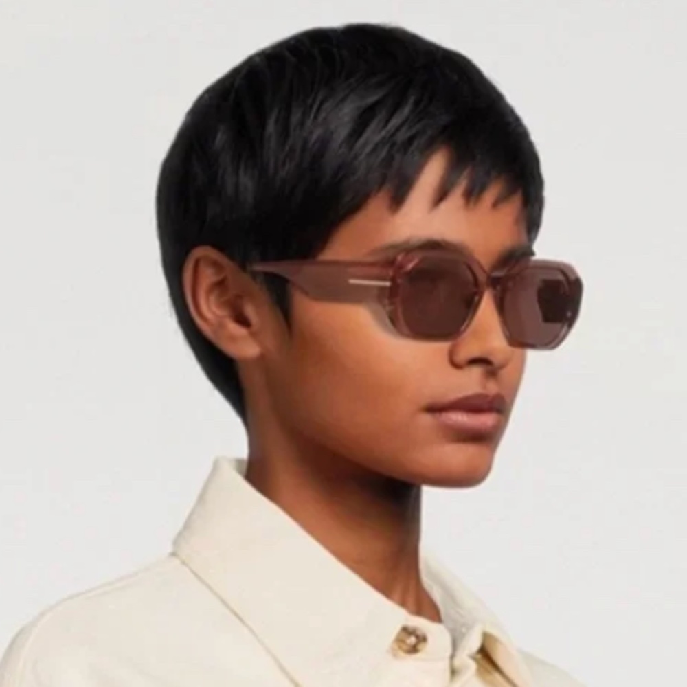 Tom Ford Brown Sunglasses for Women - Picture 2 of 14
